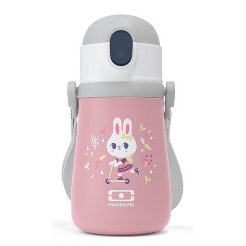 Bouteille isotherme Stram - Rose Bunny 360ml 