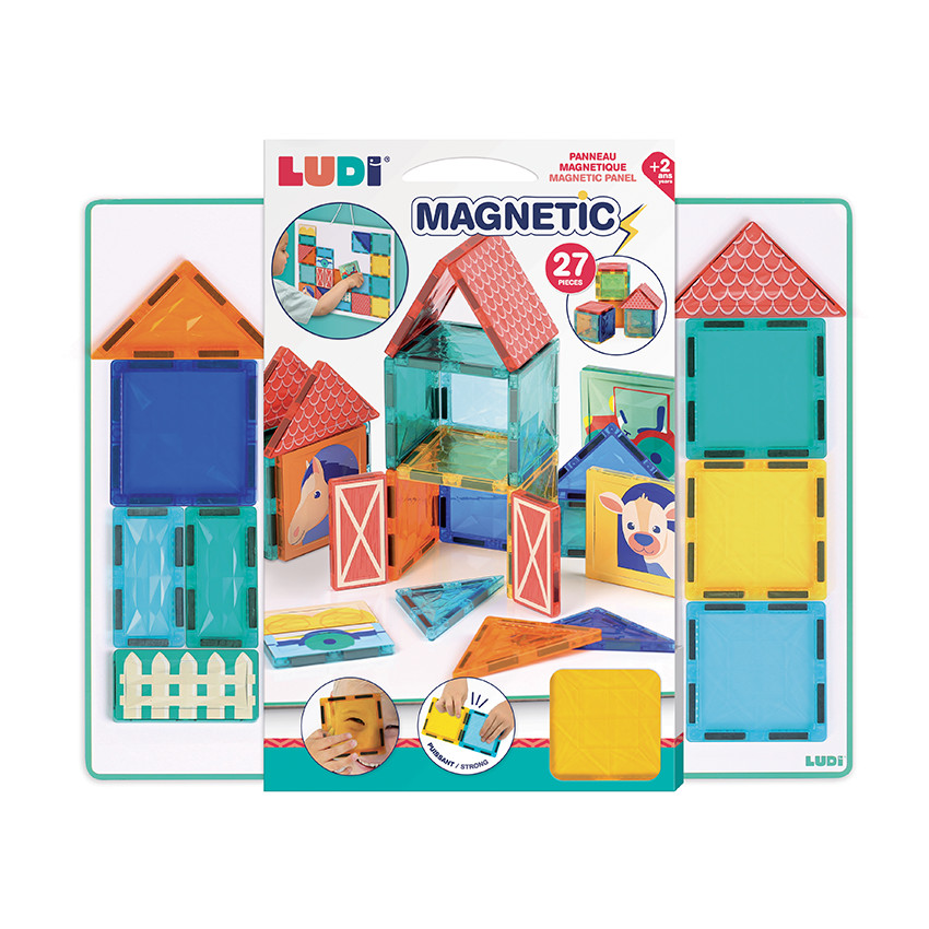 Panneau magnétique avec 27 pièces à assembler