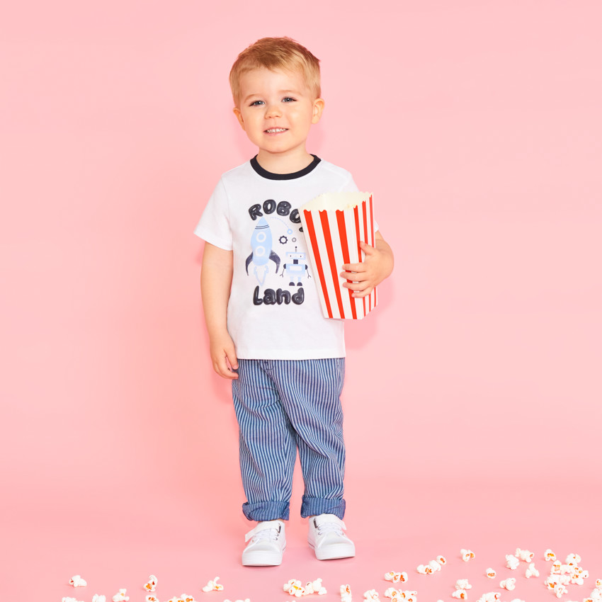 Pantalon rayé bébé garçon