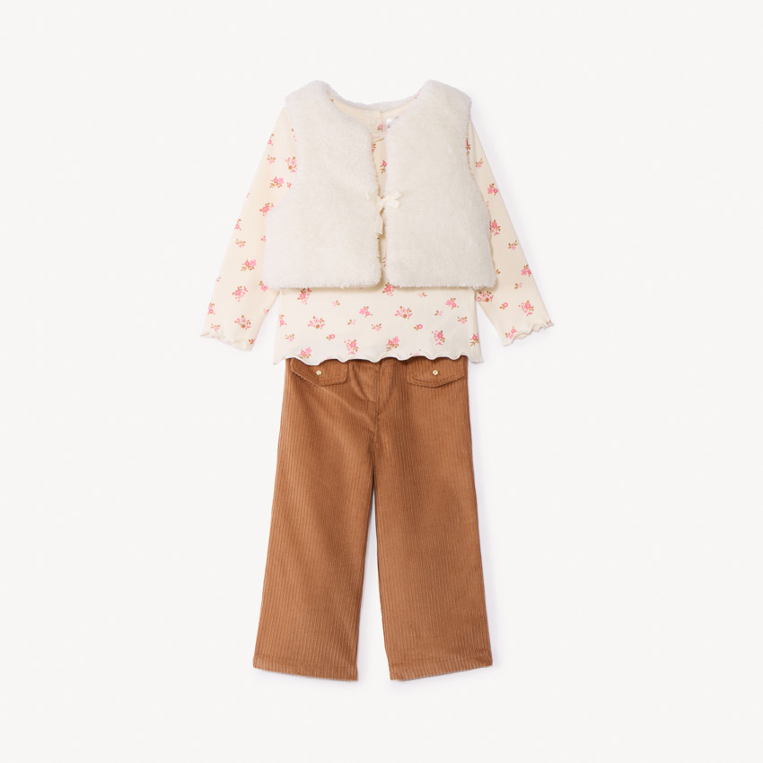 Ensemble long 3 pièces pour fille 