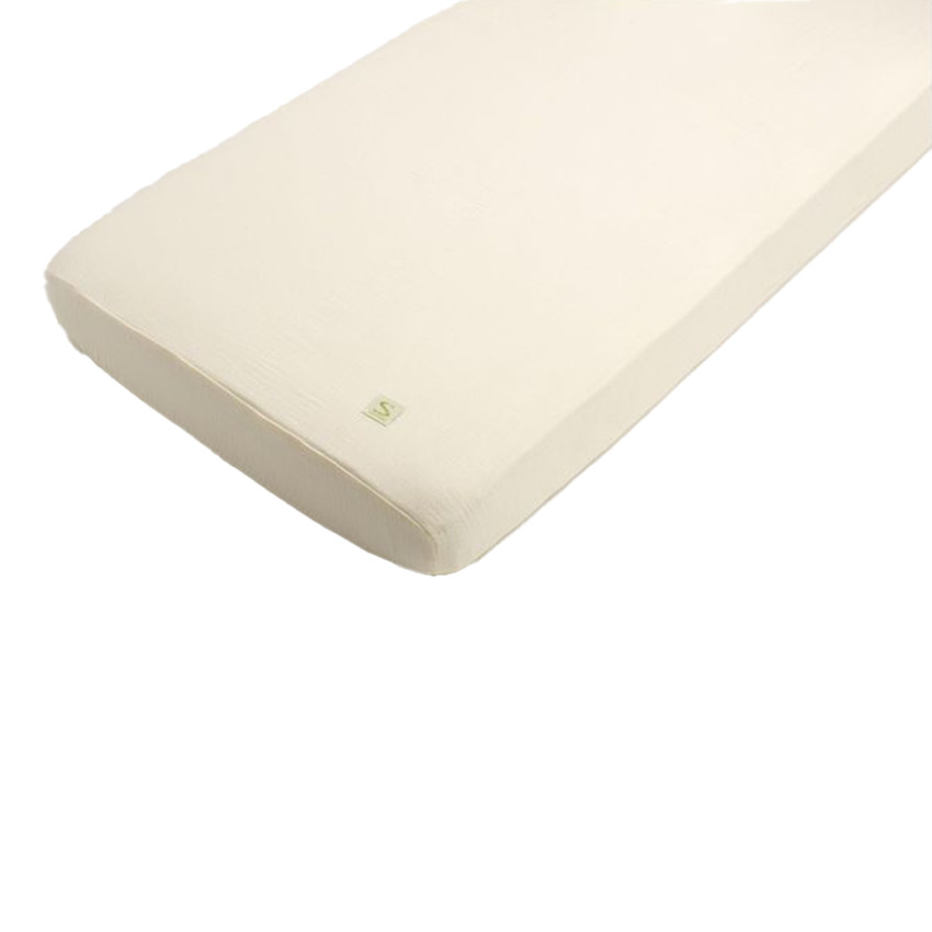 Drap-housse uni vanilla  