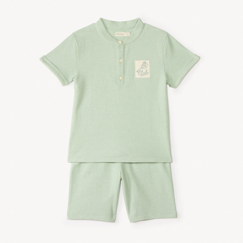 Ensemble t-shirt manches courtes + short tennis pour garçon