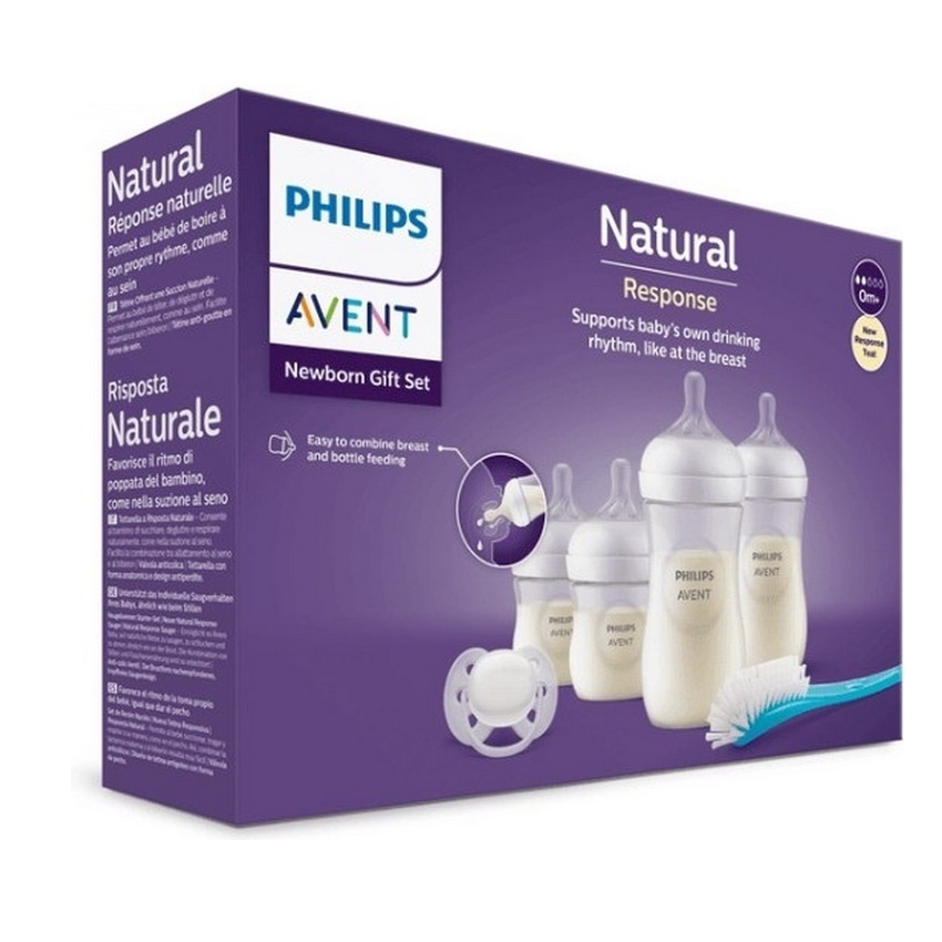 Biberons Kit Nouveau-né Natural Response 3.0 - Transparent (Avent) - Image 3