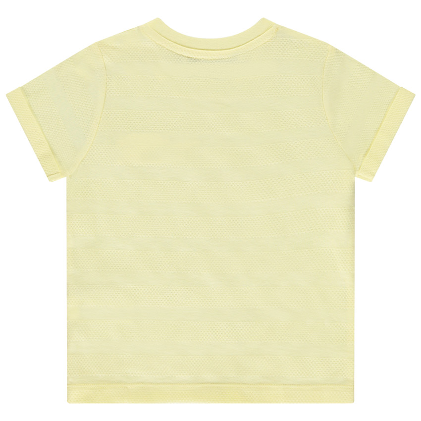 T-shirt manches courtes en jersey effet pop-corn pour bébé garçon 
