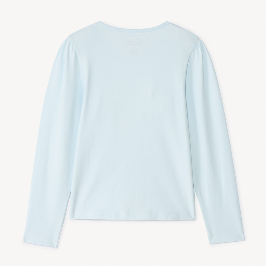 T-shirt manches longues à fleurs 3D pour fille 