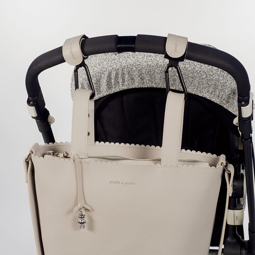 Lot de 2 crochets Icon pour poussette Cream  