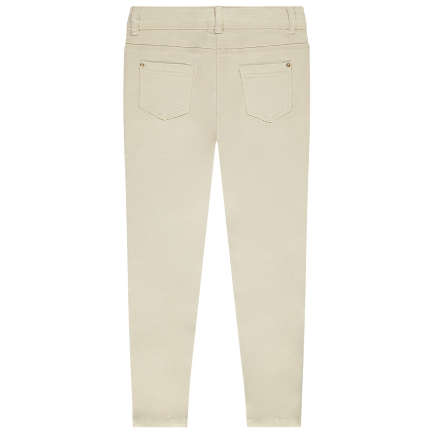 Jean slim motif cœur en sequins pour fille 