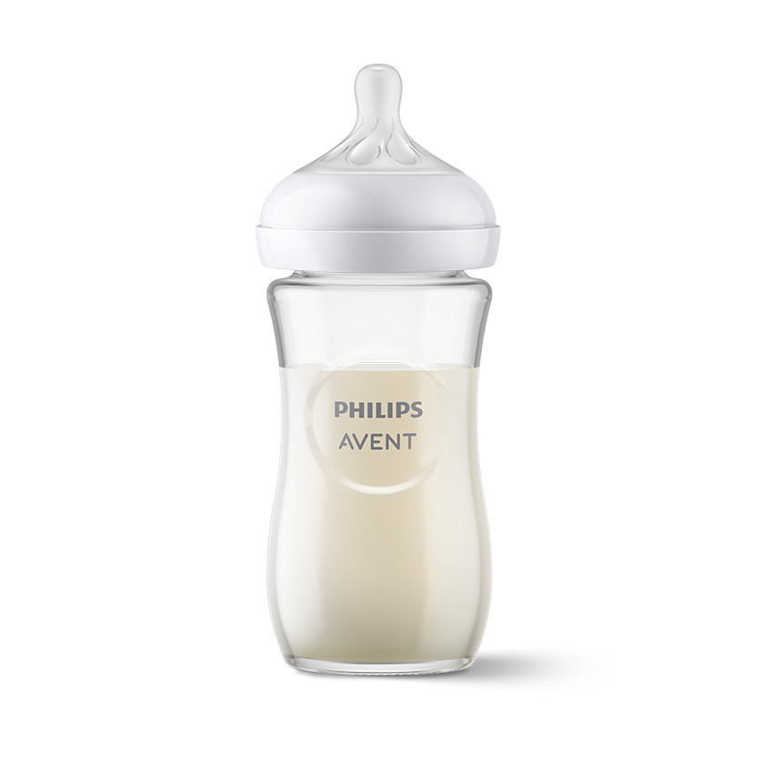 Biberon en verre Natural Response 240 ml - Transparent (Avent) - Image 2