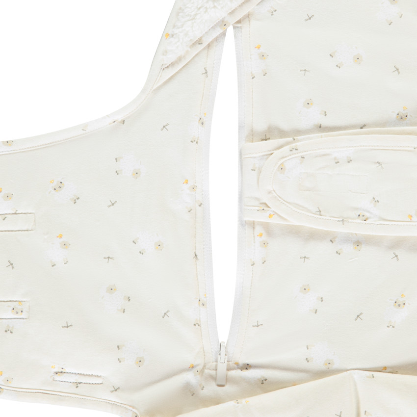 Nid d'ange à capuche avec oreilles décorative "La Vie à la Ferme" 