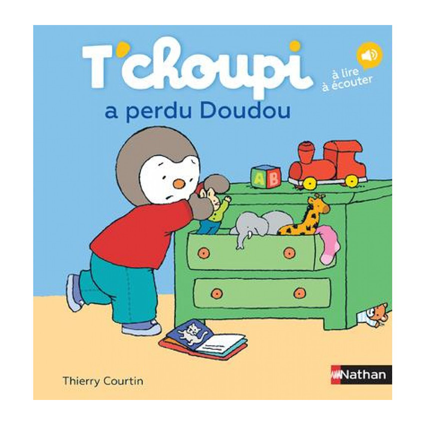 Livre T'choupi a perdu son doudou 
