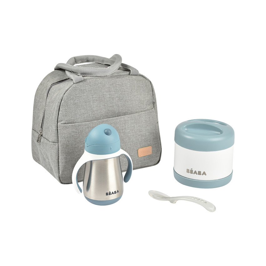 Set repas On the Go - Windy Blue Main Set repas On the Go - Windy Blue