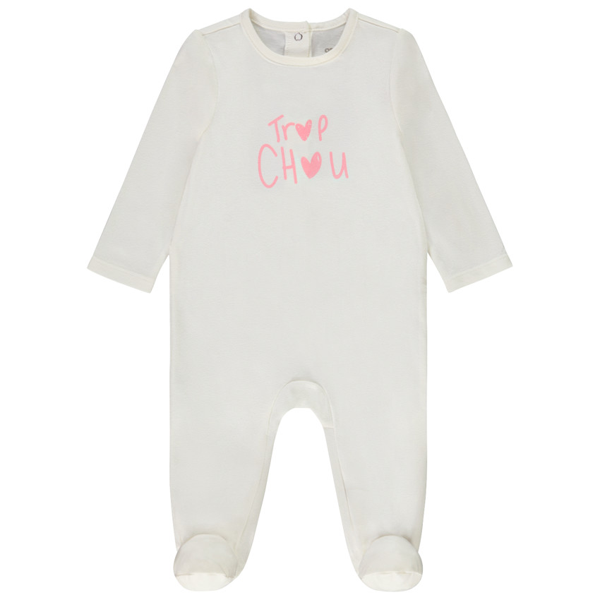 Pyjama bebe blanc Orchestra