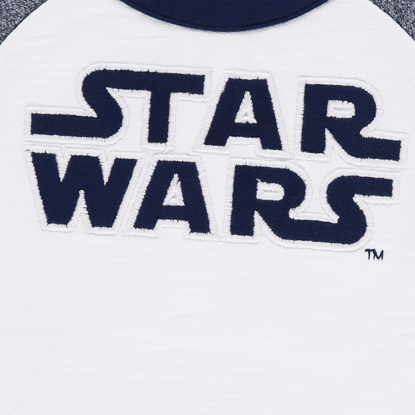 Jogging en molleton avec inscription brodée Star Wars™ et pantalon imprimé all-over 