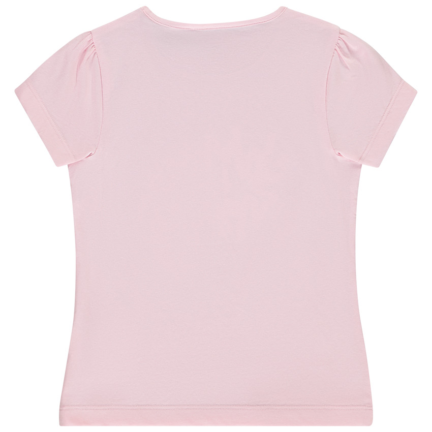 T-shirt manches courtes print fantaisie pour fille  