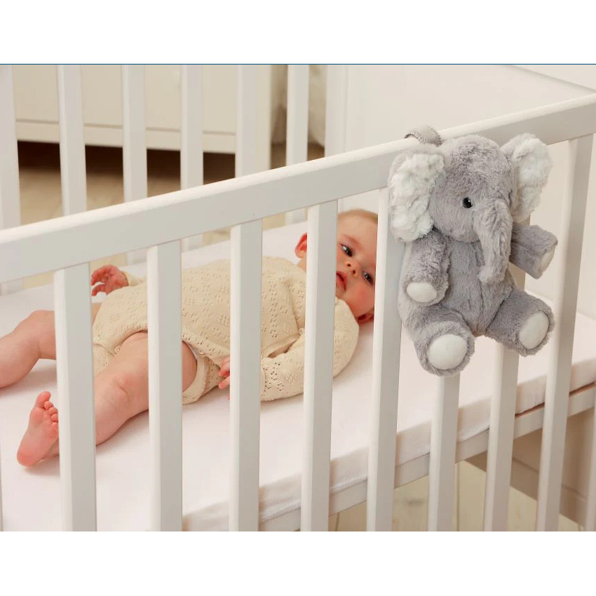 Peluche d'activité Elliot Éléphant on the go - Gris 