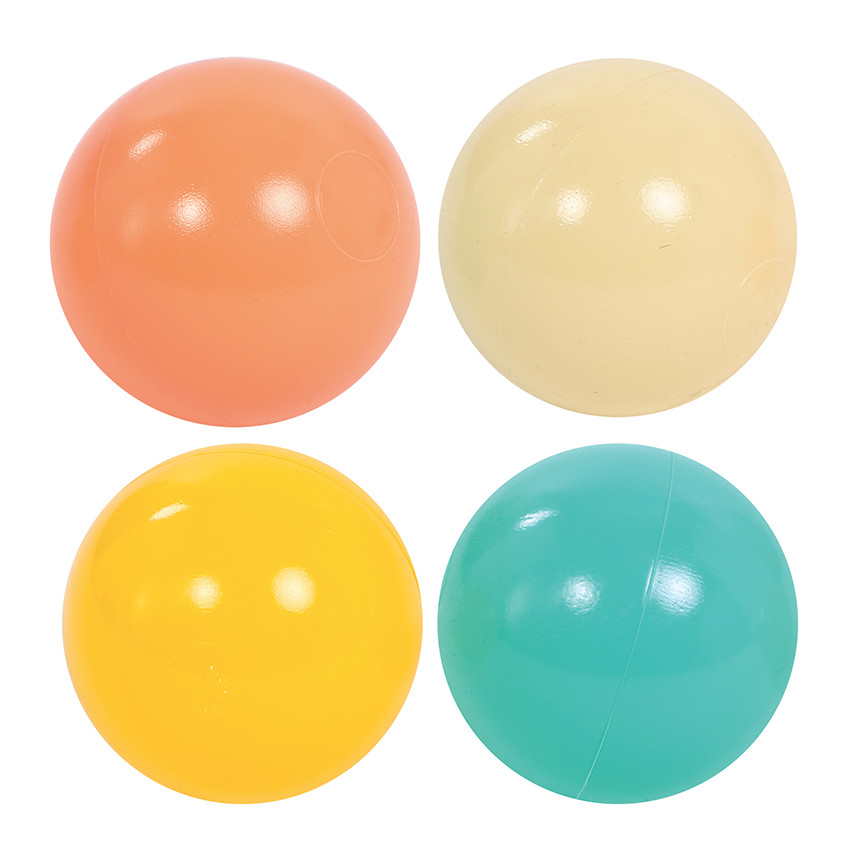 Lot de 60 balles multicolores  