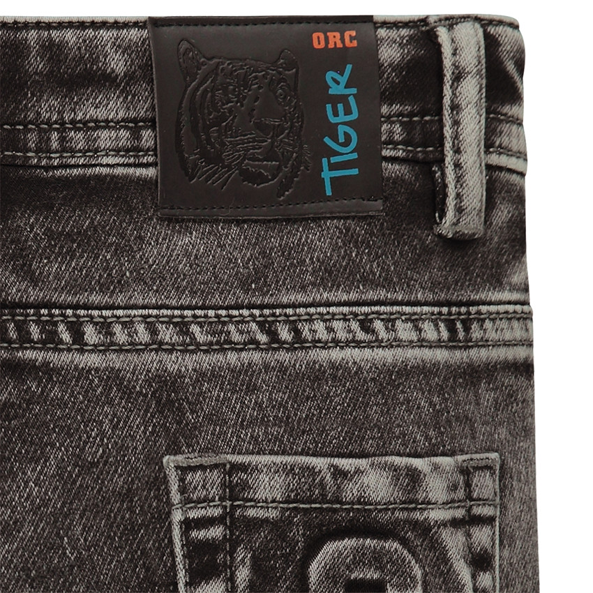 Pantalon en molleton effet denim 