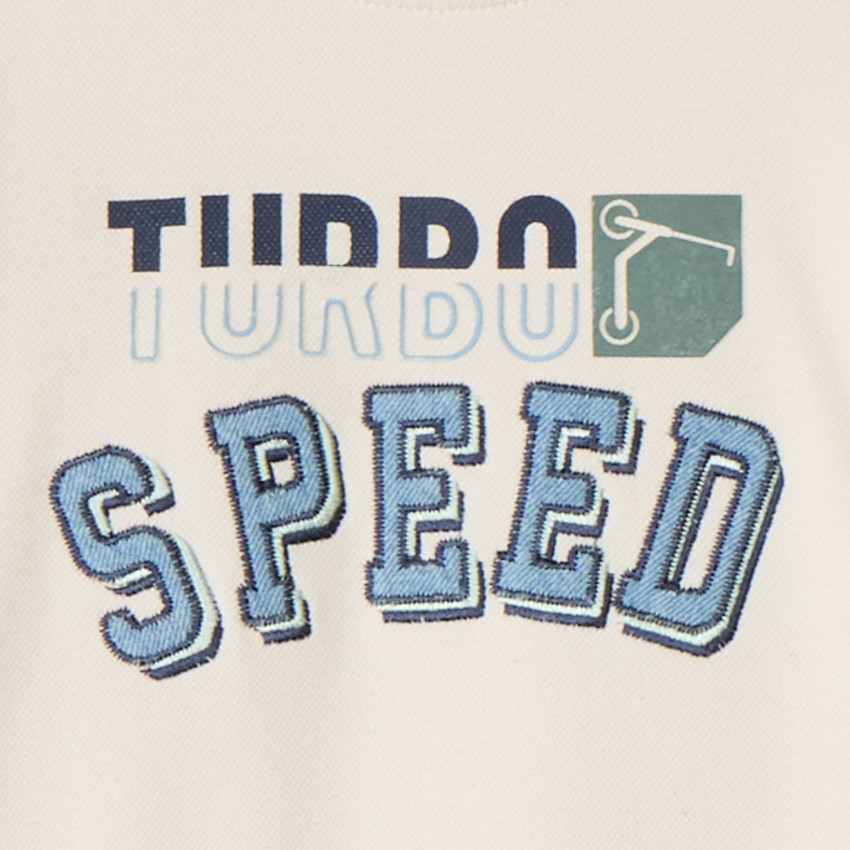 Ensemble sweat fantaisie avec jogging uni pour garçon  