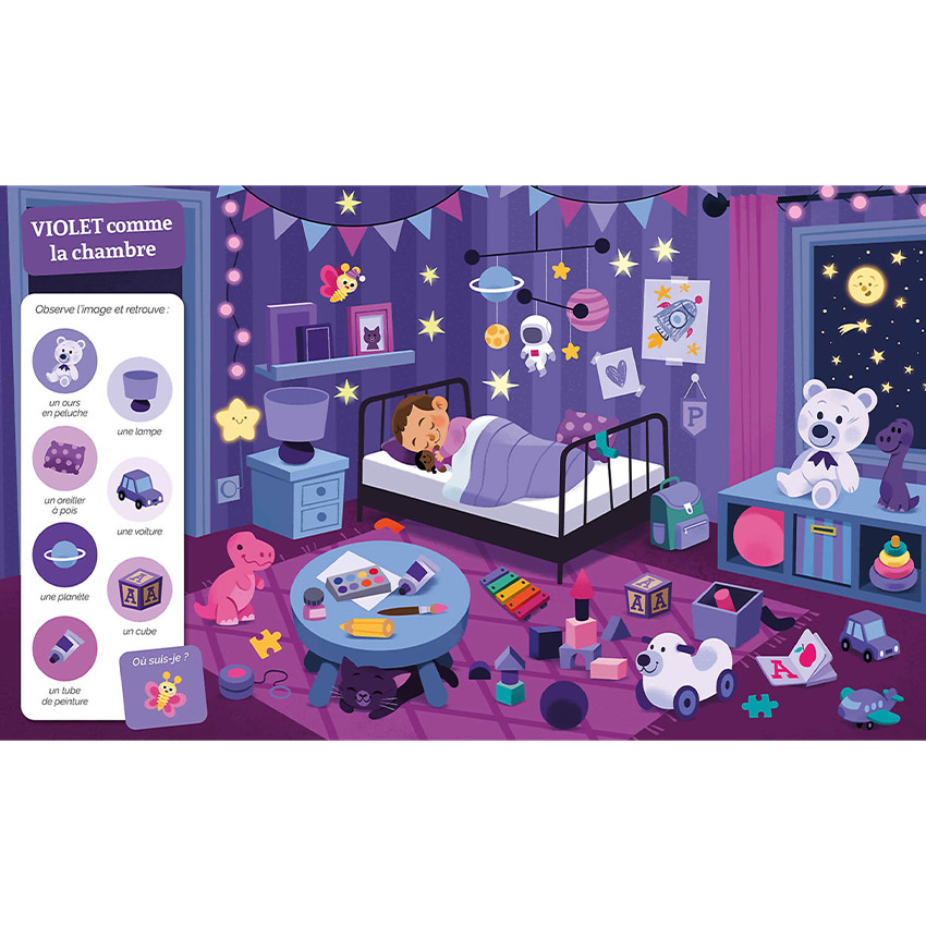 Livre Cherche et Trouve "Les Couleurs" 3ans+ 