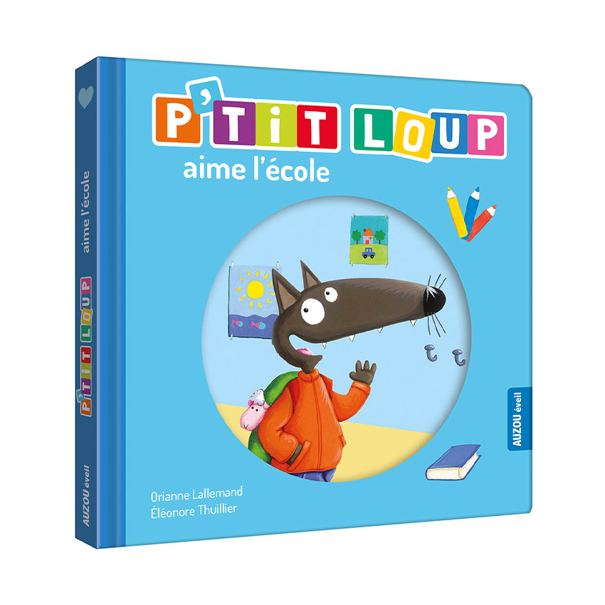 Livre "P'tit Loup aime l'école" 