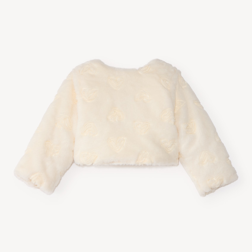 Gilet en fausse fourrure bébé fille 