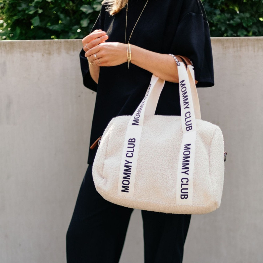 Sac à langer Mommy Club Signature Teddy Off-White 