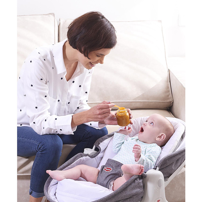 Transat Rocker Napper Cozy évolution - Gris chiné  