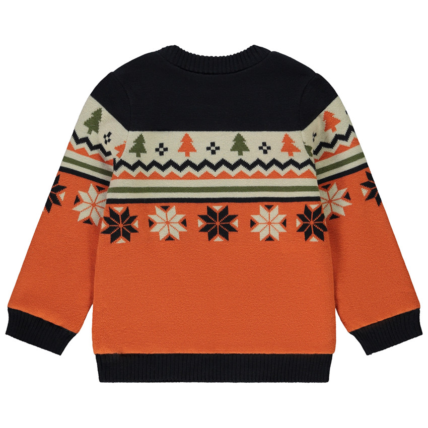 Pull en tricot print fantaisie pour bébé garçon 