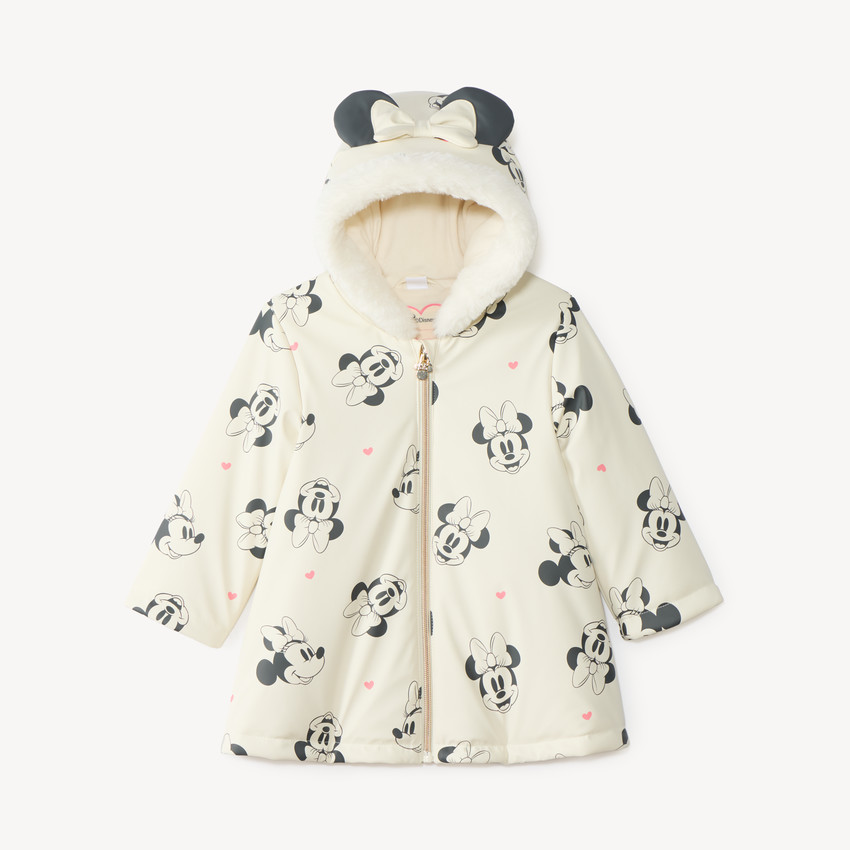 Parka à capuche ludique bébé fille Minnie Disney 