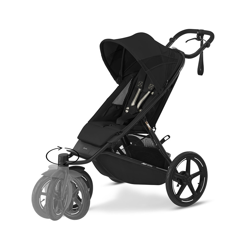 Poussette sportive tout-terrain Avi Spin moon black 