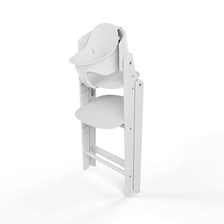 Chaise haute évolutive Click & Fold 3 en 1 all white 