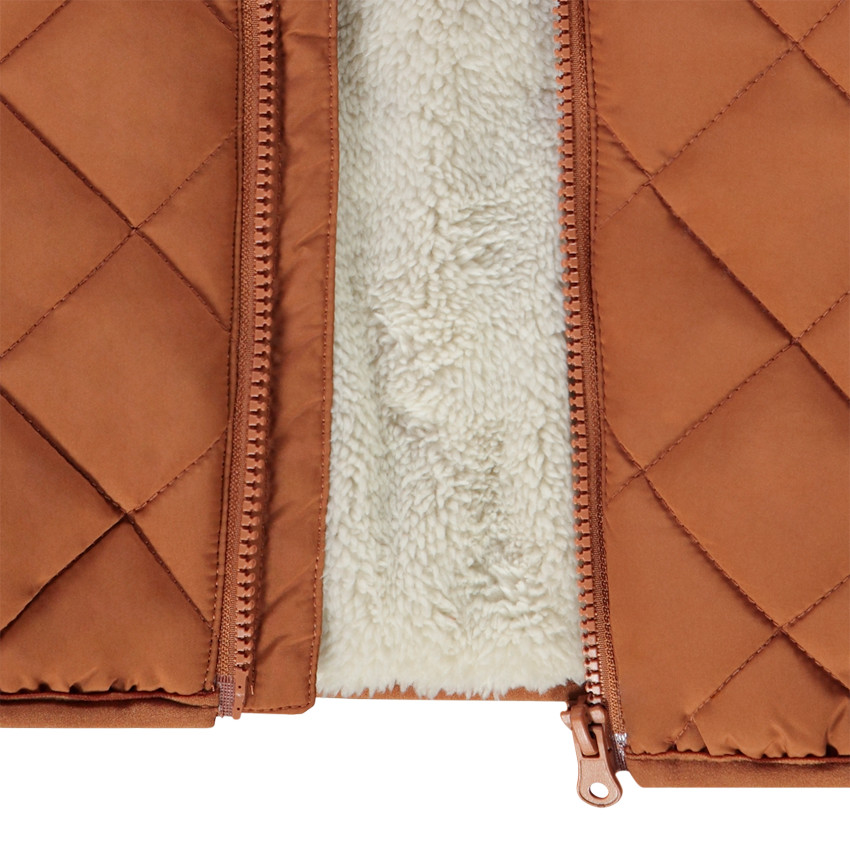 Doudoune sans manches doublée sherpa pour garçon 