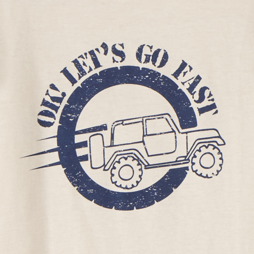 Set pyjama long en jersey print 4x4 pour garçon 