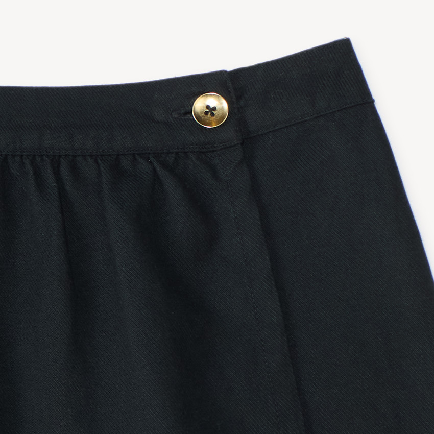 Jupe-short fille effet portefeuille 