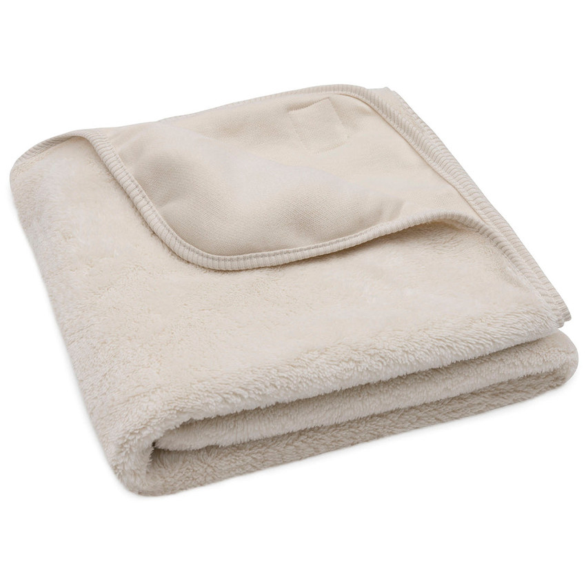 Couverture Basic 100x150cm Jersey/Sherpa Oatmeal 