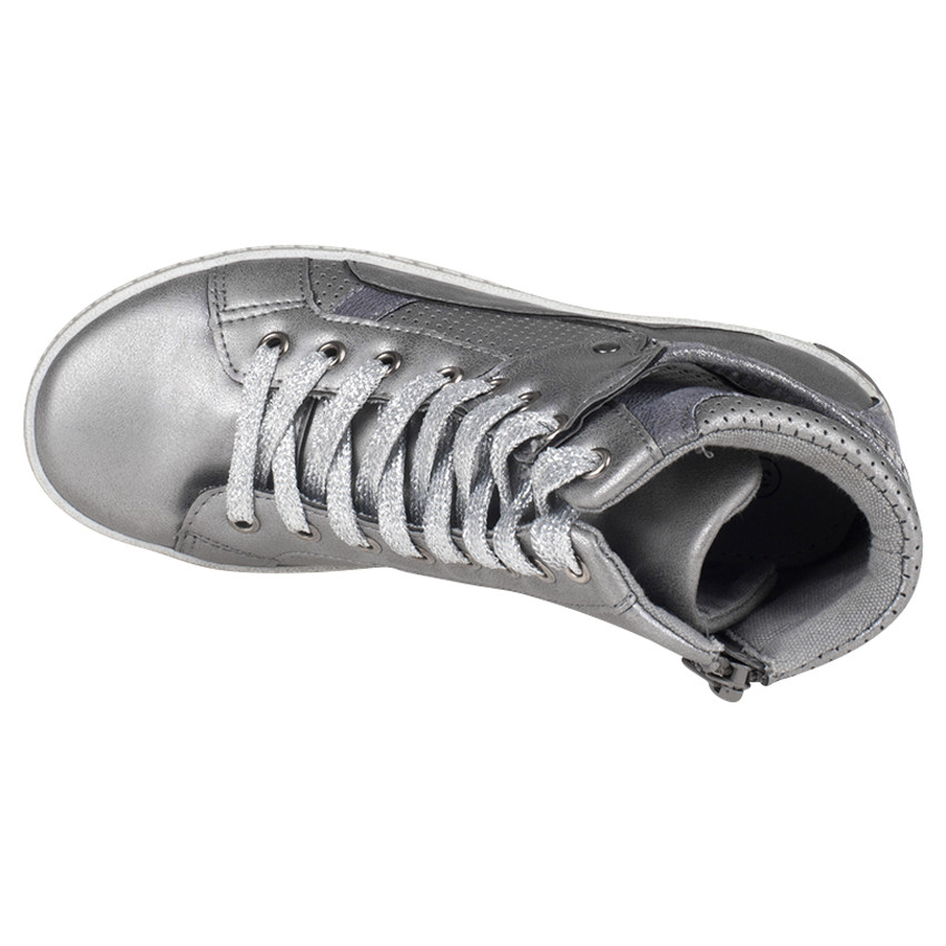 lacets argentés