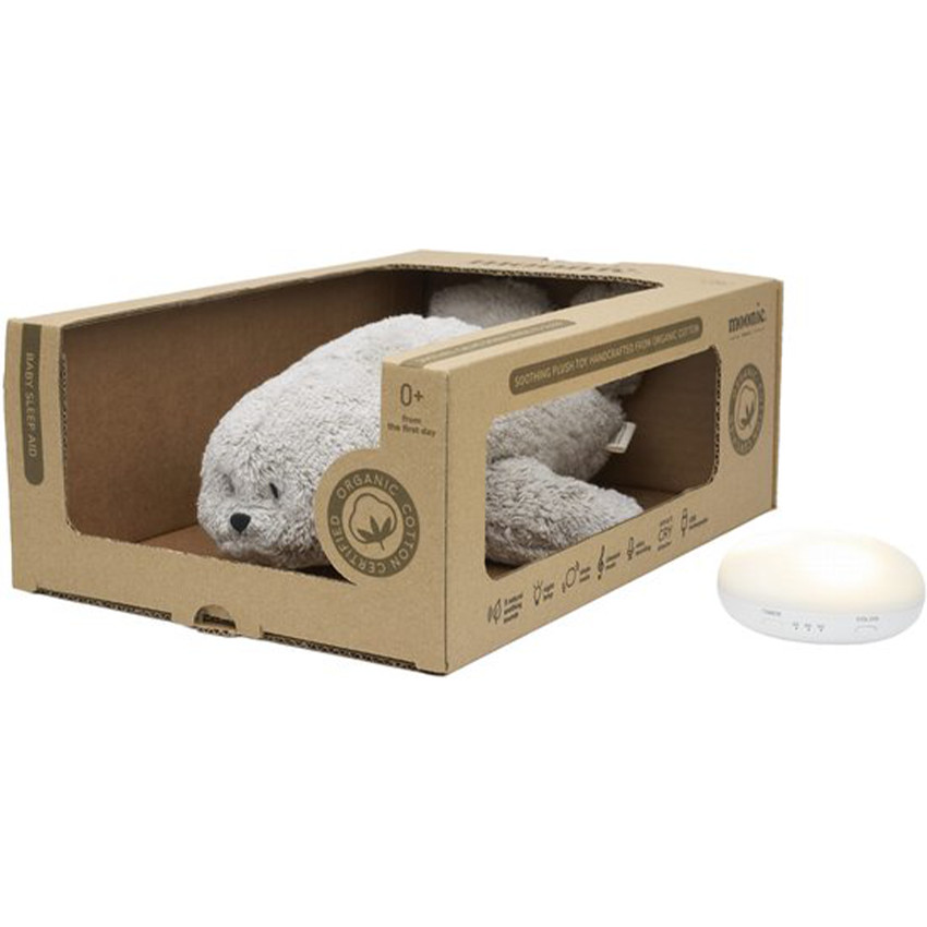 Veilleuse Phoque musicale & sonore The humming Seal 2.0 Bio Gris 