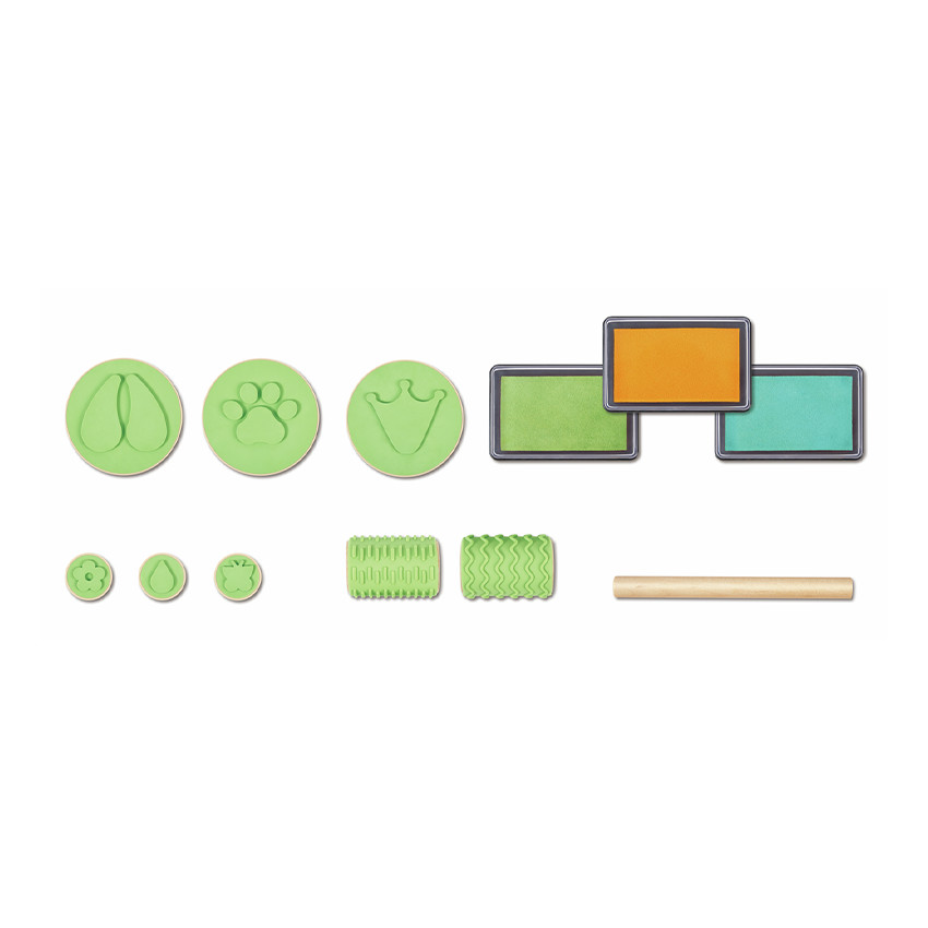 Coffret de tampons à encre de la nature 