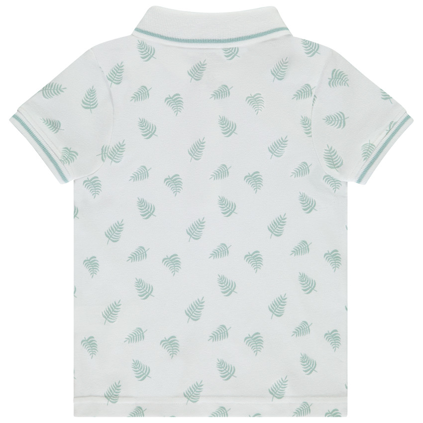 Polo manches courtes imprimé palmes pour bébé garçon 