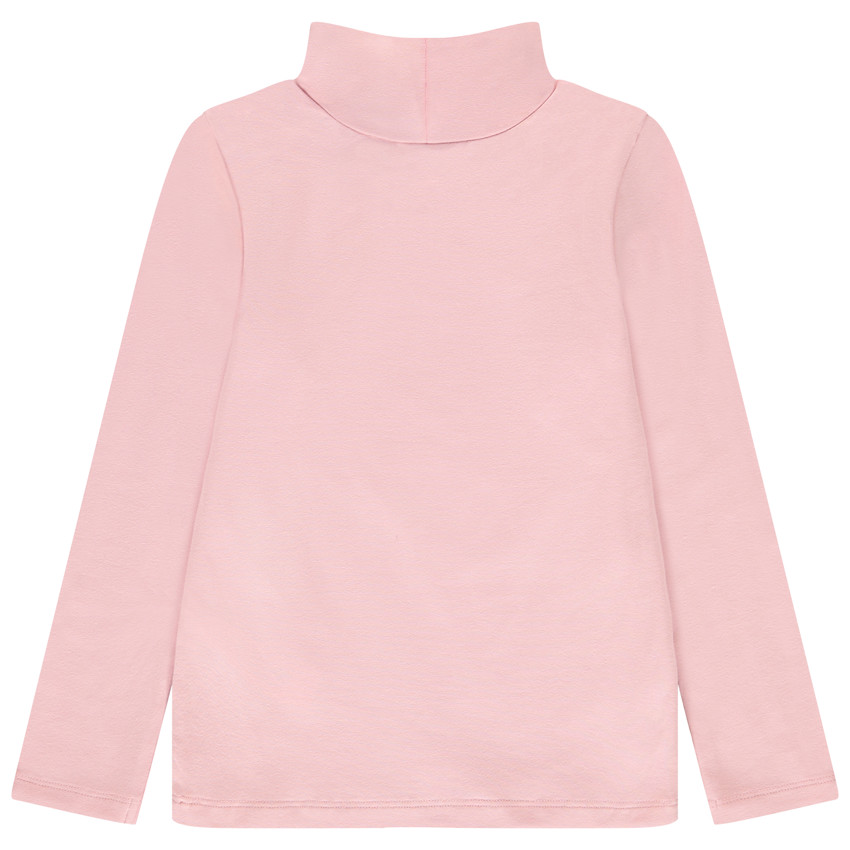 Sous-pull à col roulé avec print pailleté fantaisie pour fille 