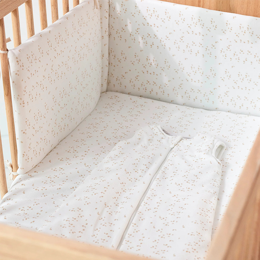 Tour de lit - Blanc/imprimé - Ernest, Flo & Oli -180 x 35 cm 