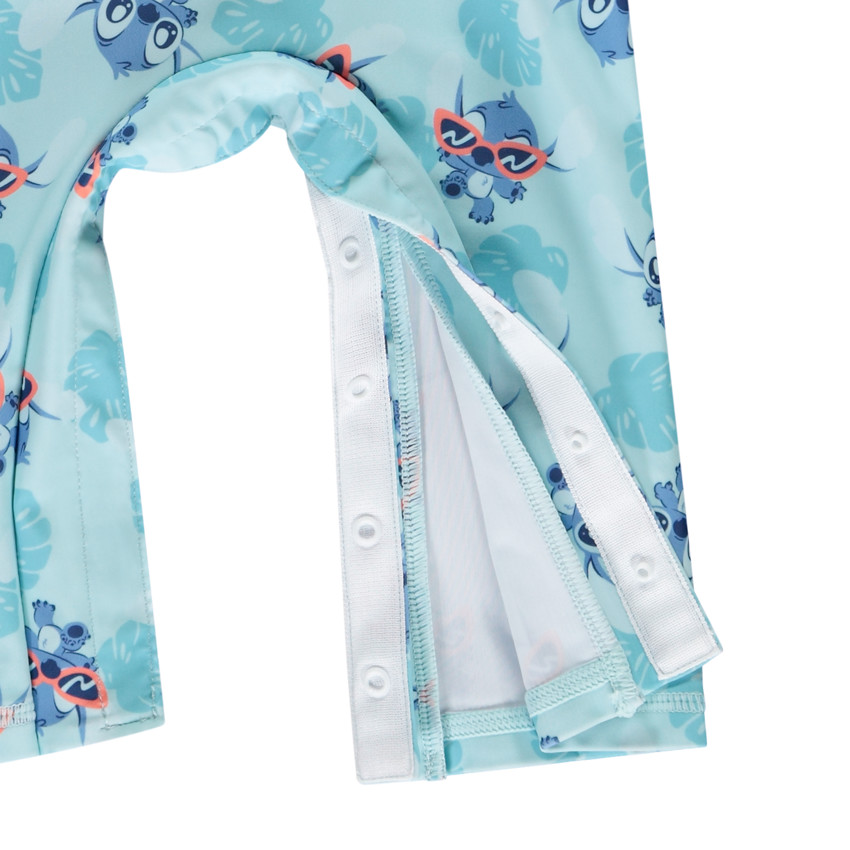 Combinaison de bain anti-UV imprimé Stitch Disney pour bébé 