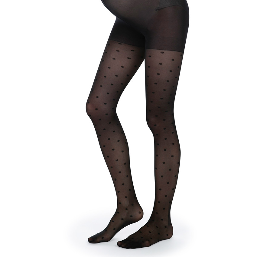 Collants de grossesse 30 Deniers à pois all-over 