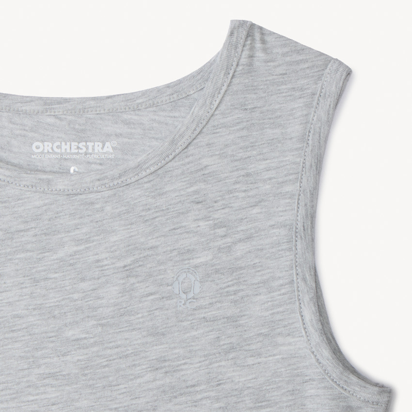 Lot de 3 maillots de corps sans manches unis pour garçon 