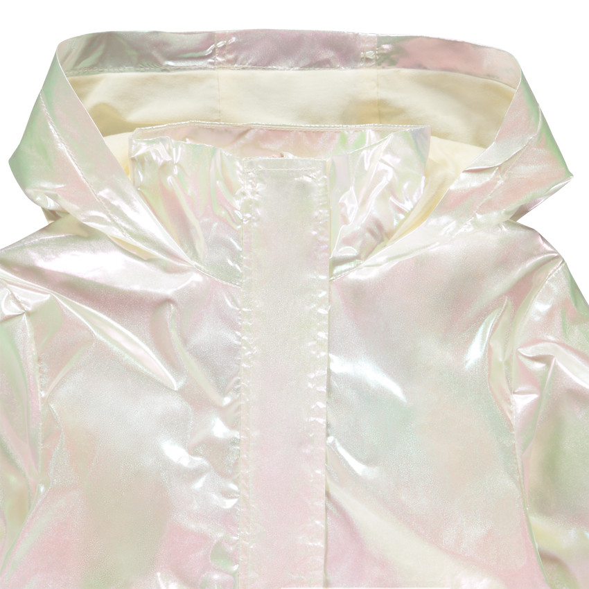 Coupe-vent iridescent doublé jersey pour fille 