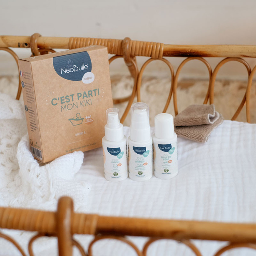 Coffret de toilette bio C'est parti mon kiki 