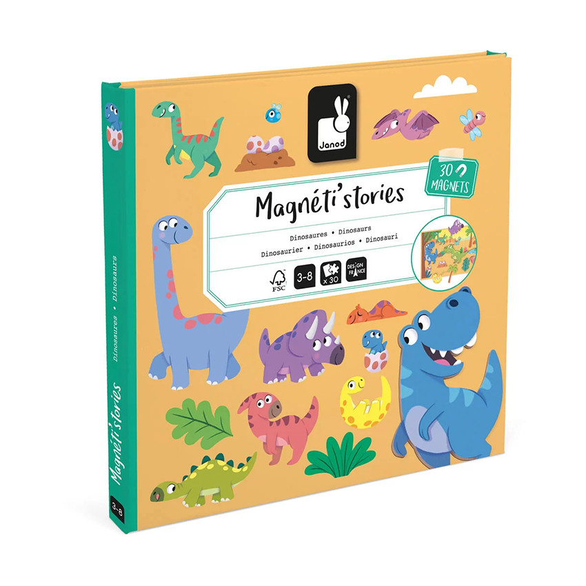 Livre Magneti&#39;stories dinosaures