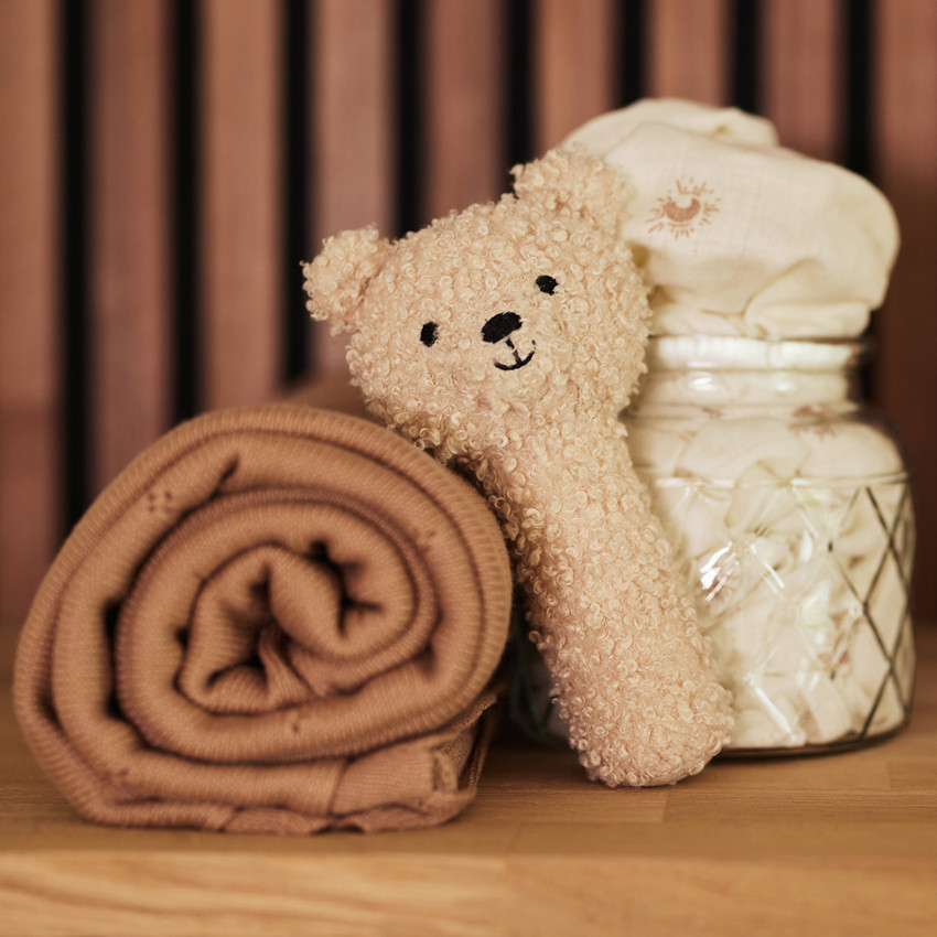 Hochet Teddy Bear Naturel