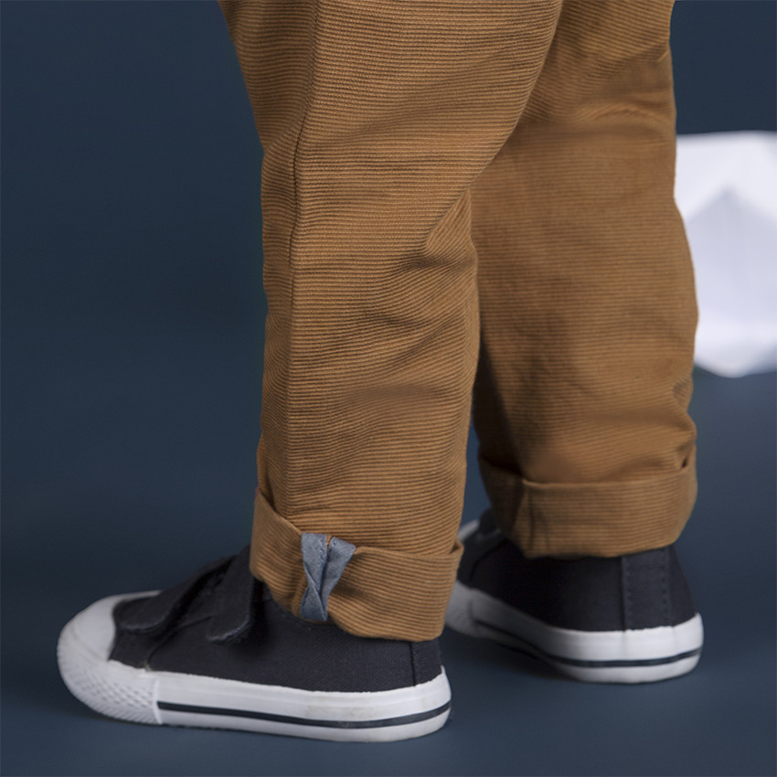 Pantalon chino en coton ottoman  