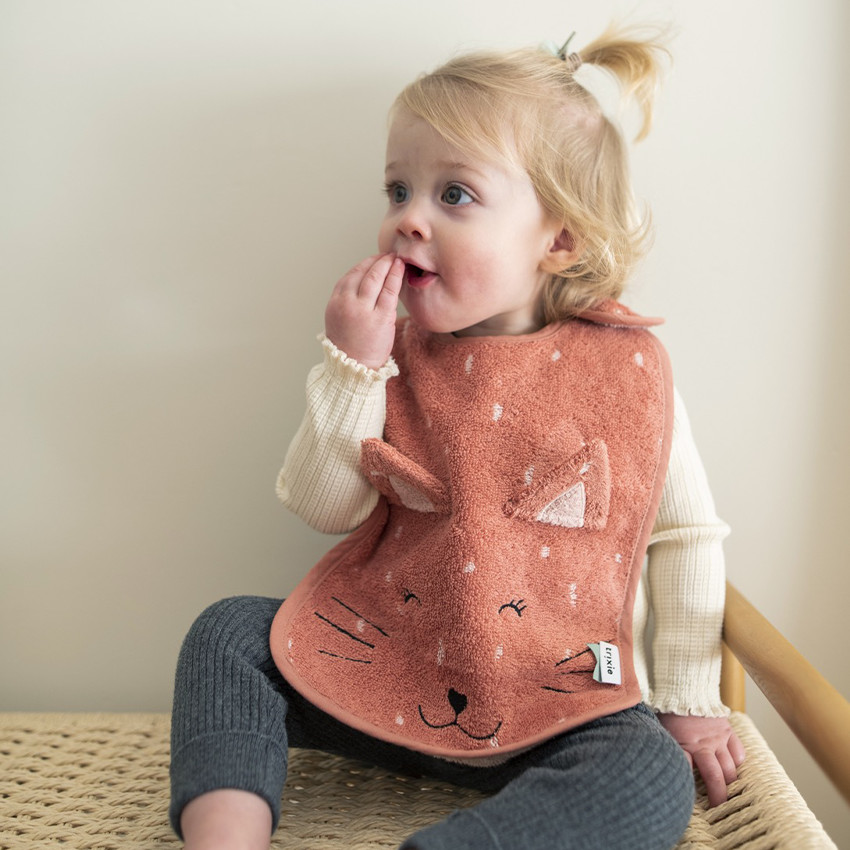 Bavoir éponge Mrs. Cat 